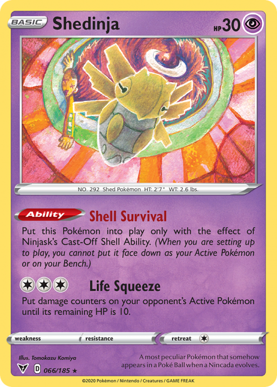 Shedinja 66/185 Sword & Shield Vivid Voltage
