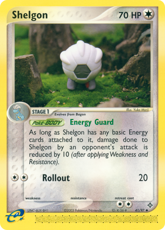 Shelgon 41/97 EX Dragon