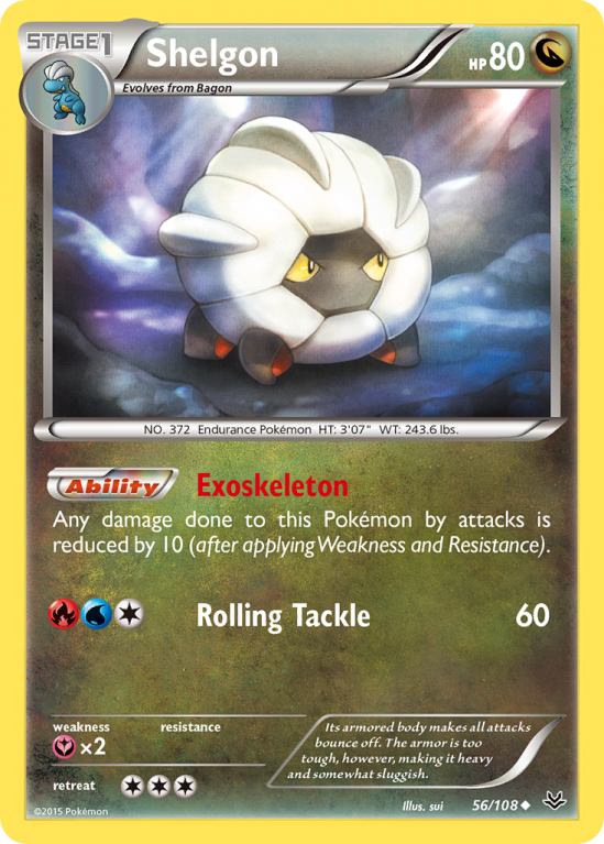 Shelgon 56/108 XY Roaring Skies