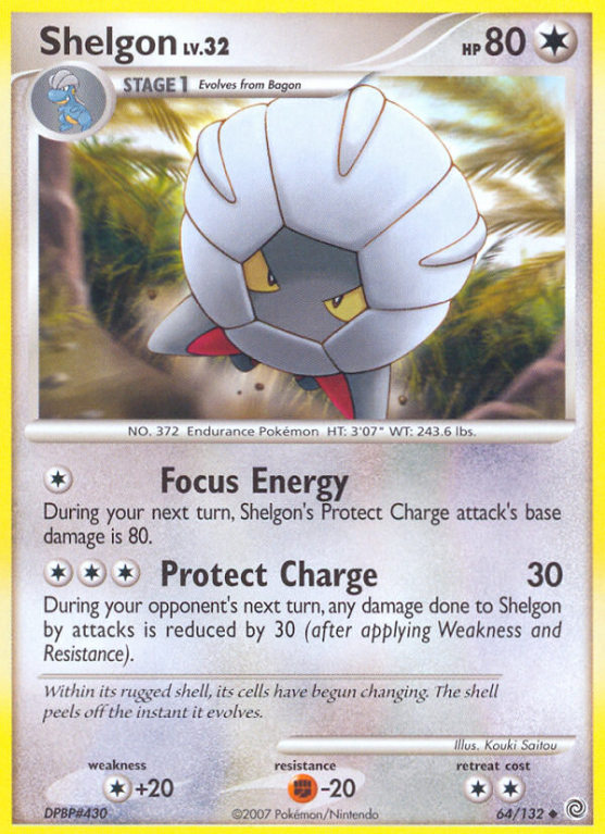 Shelgon 64/132 Diamond & Pearl Secret Wonders