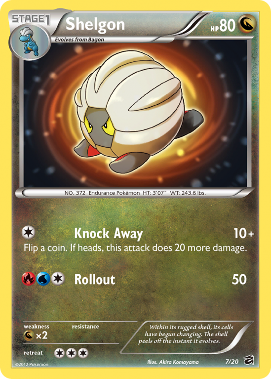 Shelgon 7/20 Black & White Dragon Vault