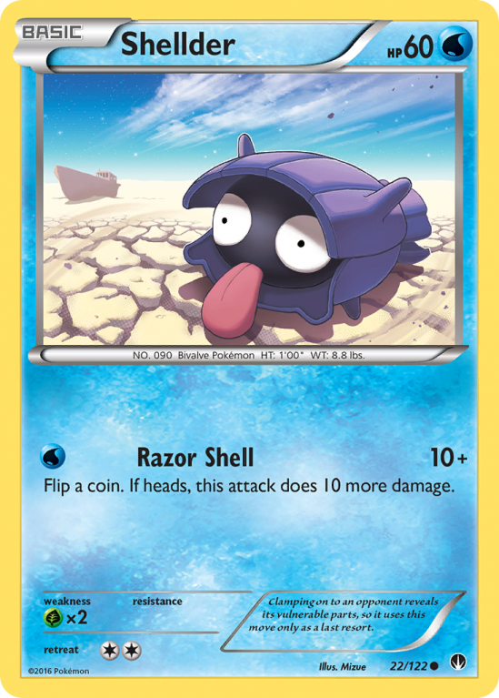 Shellder 22/122 XY BREAKpoint