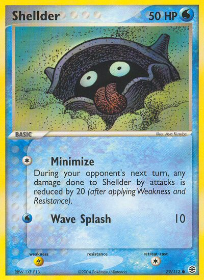 Shellder 79/112 EX FireRed & LeafGreen