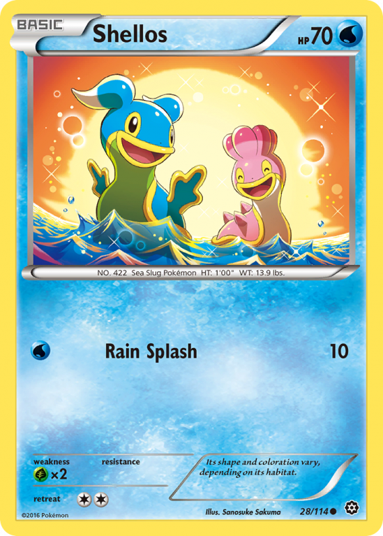 Shellos 28/114 XY Steam Siege