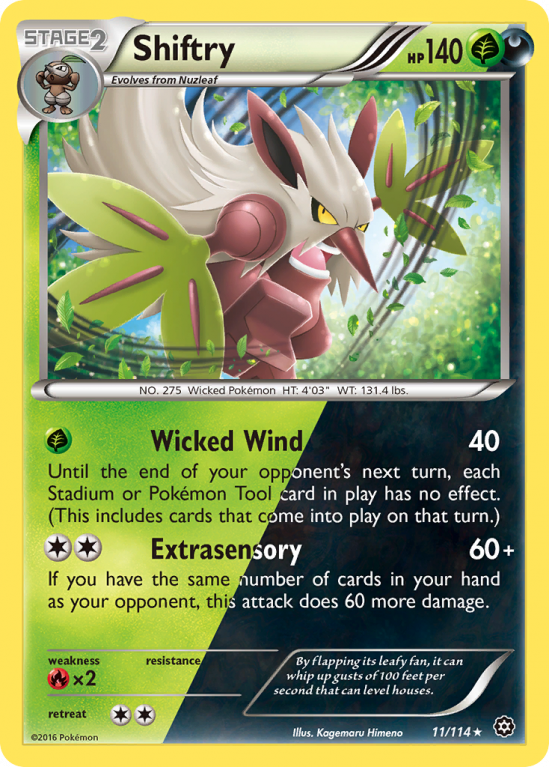 Shiftry 11/114 XY Steam Siege