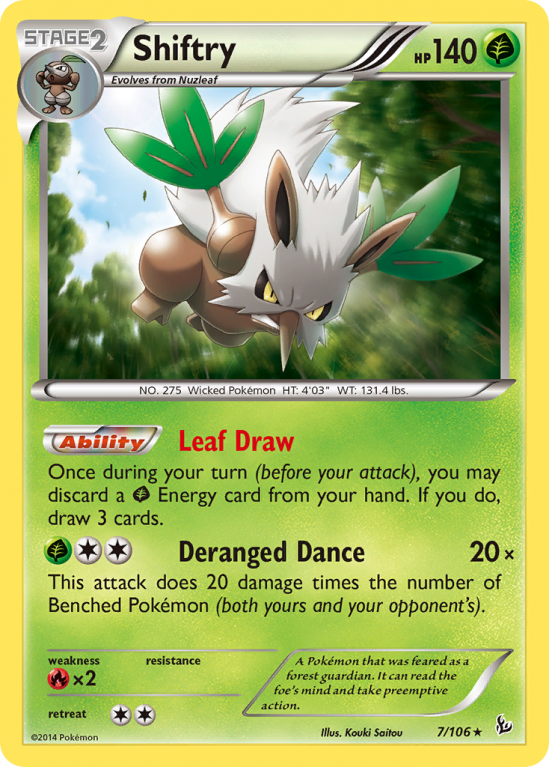 Shiftry 7/106 XY Flashfire
