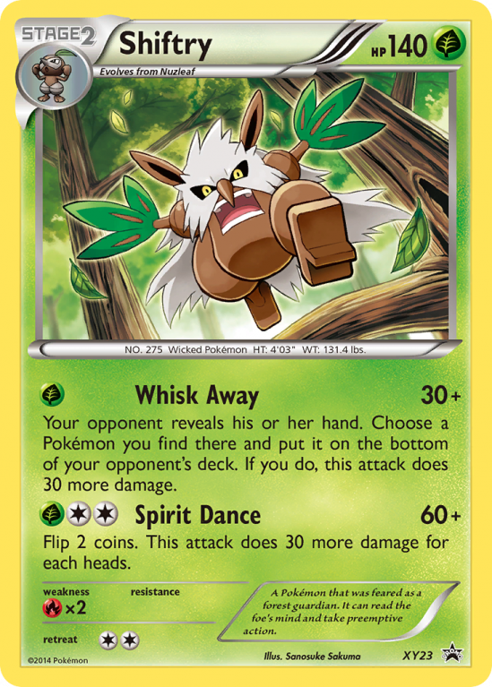 Shiftry XY23/183 XY XY Black Star Promos