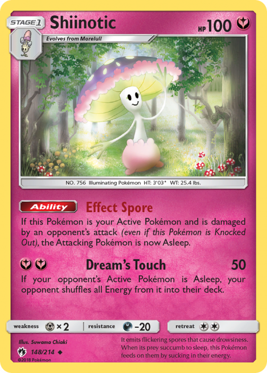 Shiinotic 148/214 Sun & Moon Lost Thunder