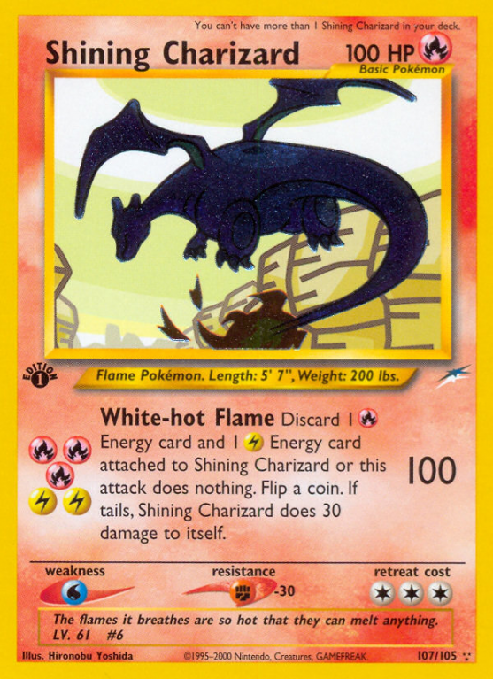 Shining Charizard 107/113 Neo Neo Destiny