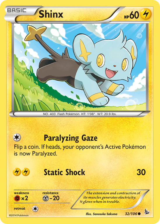 Shinx 32/106 XY Flashfire