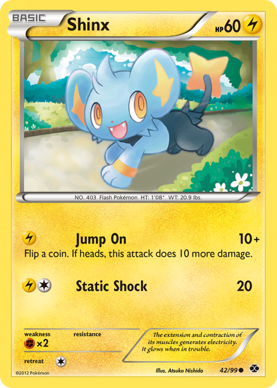 Shinx 42/99 Black & White Next Destinies