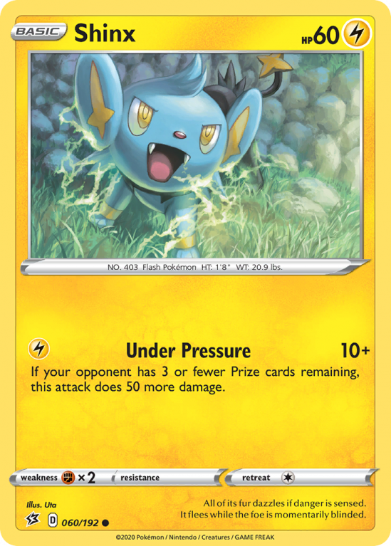 Shinx 60/192 Sword & Shield Rebel Clash