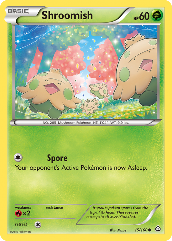 Shroomish 15/160 XY Primal Clash