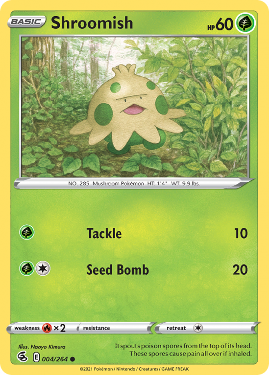 Shroomish 4/264 Sword & Shield Fusion Strike