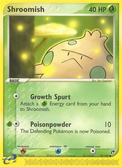 Shroomish 78/100 EX Sandstorm