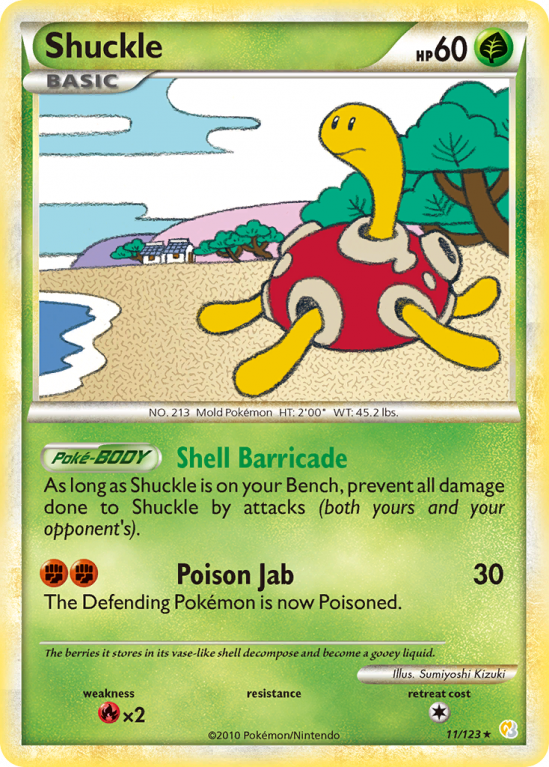 Shuckle 11/123 HeartGold & SoulSilver HeartGold & SoulSilver