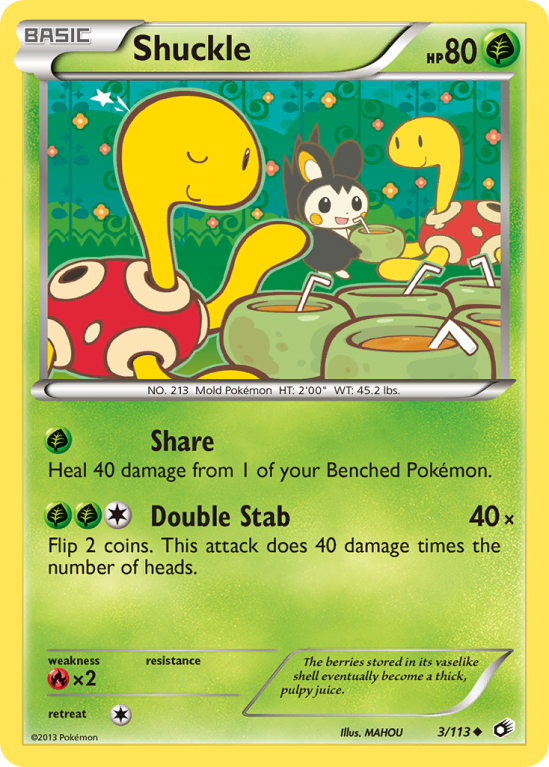 Shuckle 3/113 Black & White Legendary Treasures