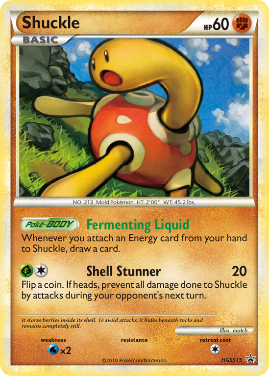 Shuckle HGSS15/25 HeartGold & SoulSilver HGSS Black Star Promos