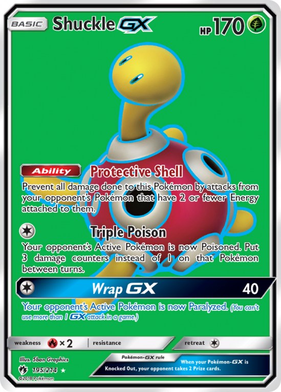 Shuckle-GX 195/214 Sun & Moon Lost Thunder