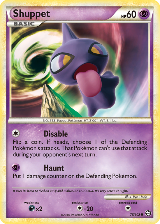 Shuppet 75/102 HeartGold & SoulSilver HS—Triumphant