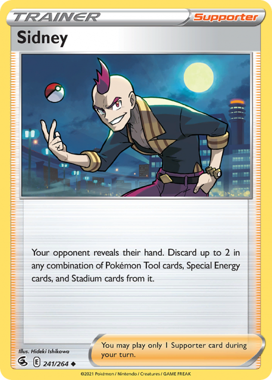 Sidney 241/264 Sword & Shield Fusion Strike