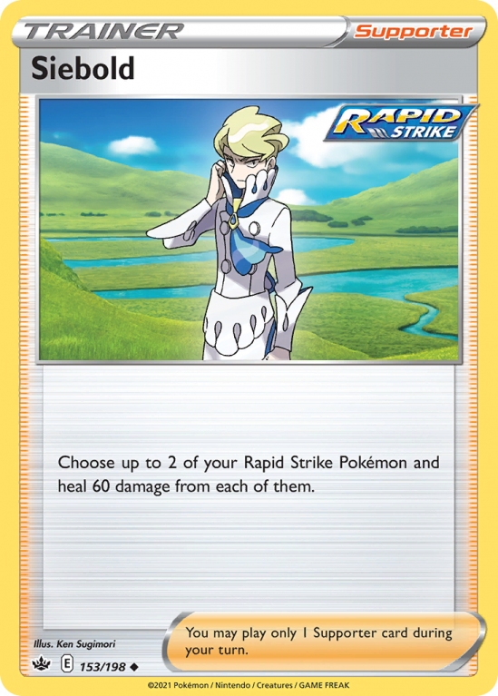 Siebold 153/198 Sword & Shield Chilling Reign