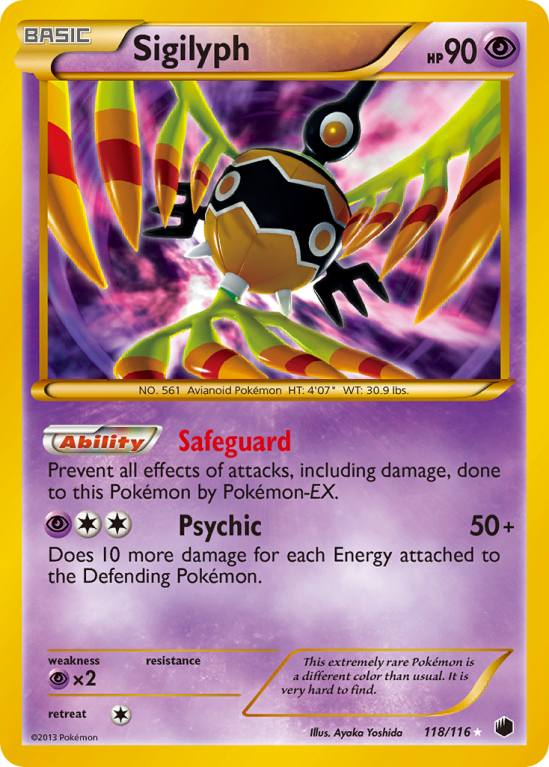 Sigilyph 118/116 Black & White Plasma Freeze
