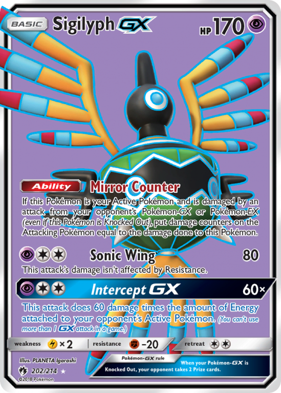 Sigilyph-GX 202/214 Sun & Moon Lost Thunder