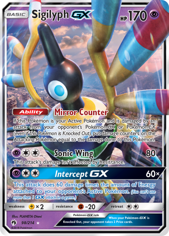 Sigilyph-GX 98/214 Sun & Moon Lost Thunder