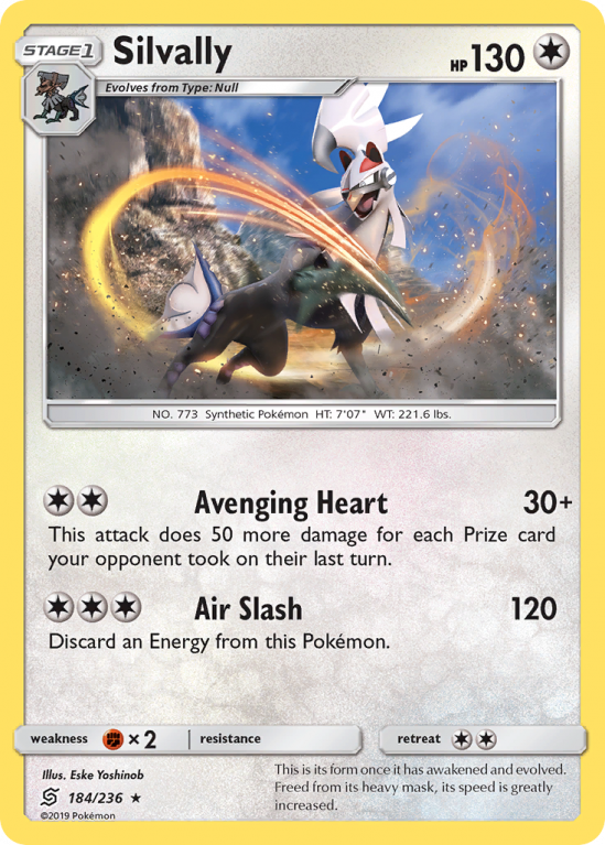 Silvally 184/236 Sun & Moon Unified Minds