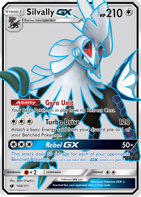 Silvally-GX 108/111 Sun & Moon Crimson Invasion