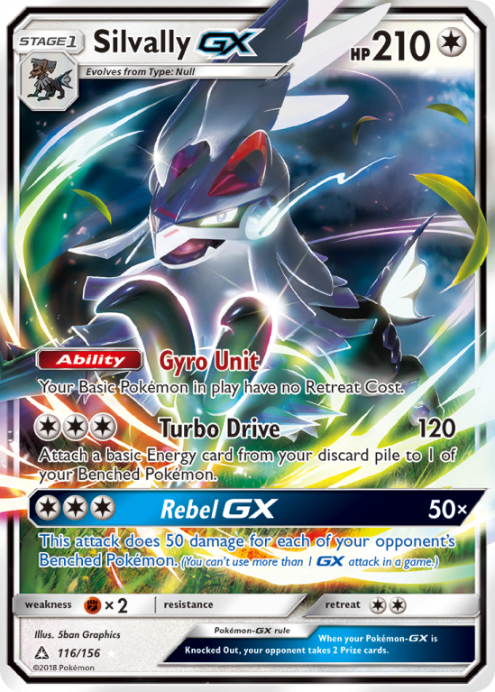 Silvally-GX 116/156 Sun & Moon Ultra Prism