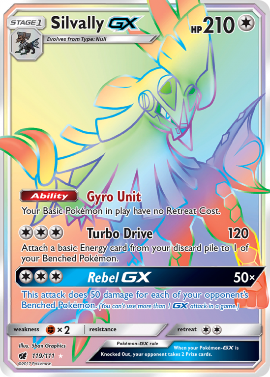 Silvally-GX 119/111 Sun & Moon Crimson Invasion