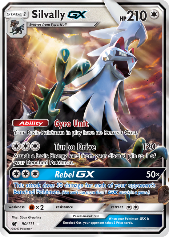 Silvally-GX 90/111 Sun & Moon Crimson Invasion