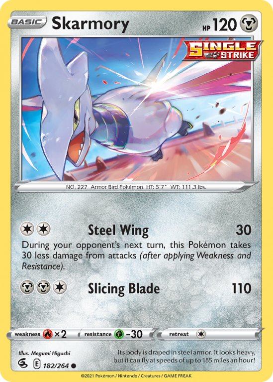 Skarmory 182/264 Sword & Shield Fusion Strike