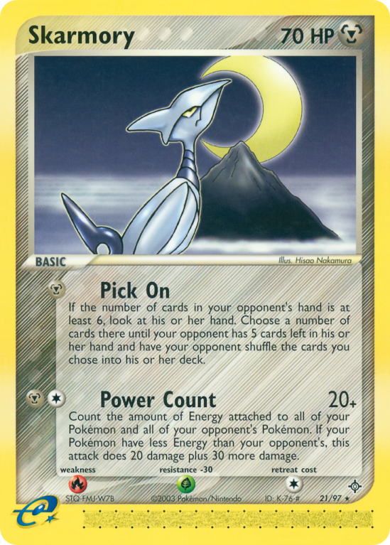 Skarmory 21/97 EX Dragon