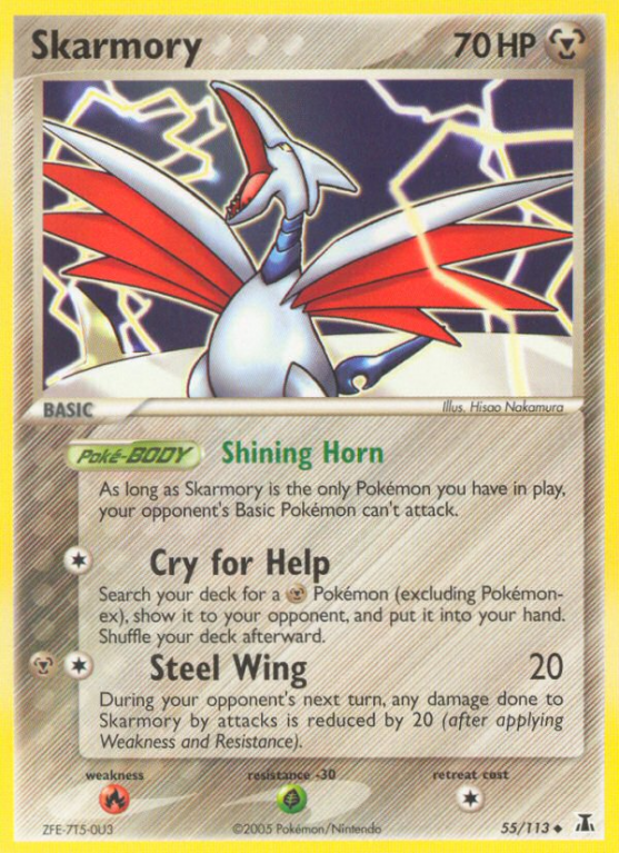 Skarmory 55/113 EX Delta Species