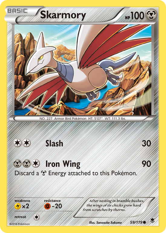 Skarmory 59/119 XY Phantom Forces