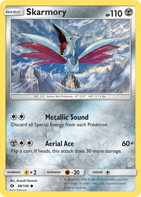 Skarmory 88/149 Sun & Moon Sun & Moon