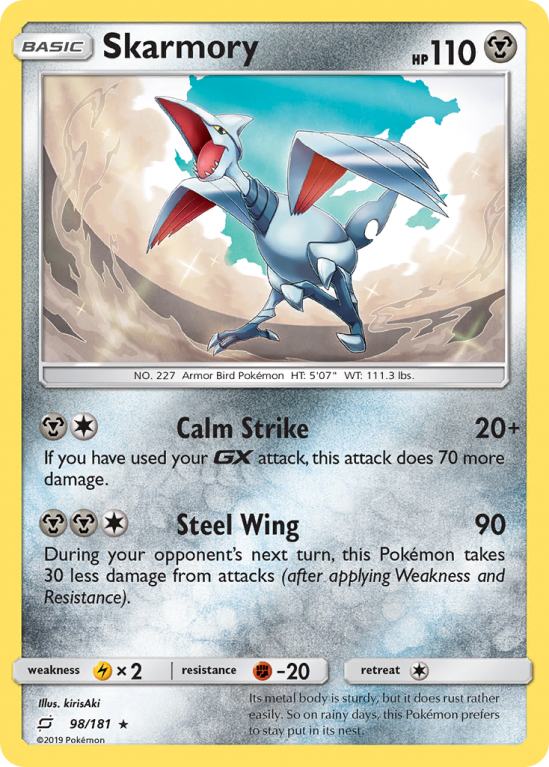 Skarmory 98/181 Sun & Moon Team Up