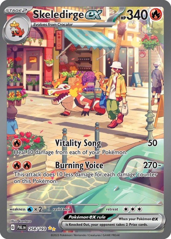 Skeledirge ex 258/193 Scarlet & Violet Paldea Evolved