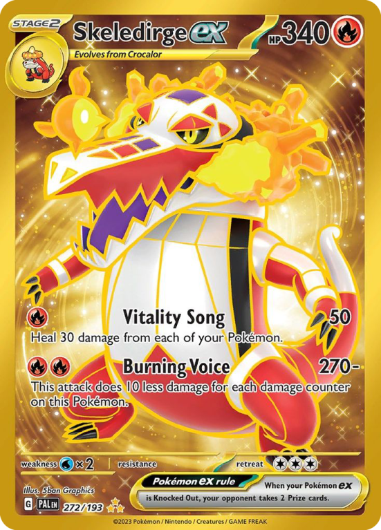 Skeledirge ex 272/193 Scarlet & Violet Paldea Evolved