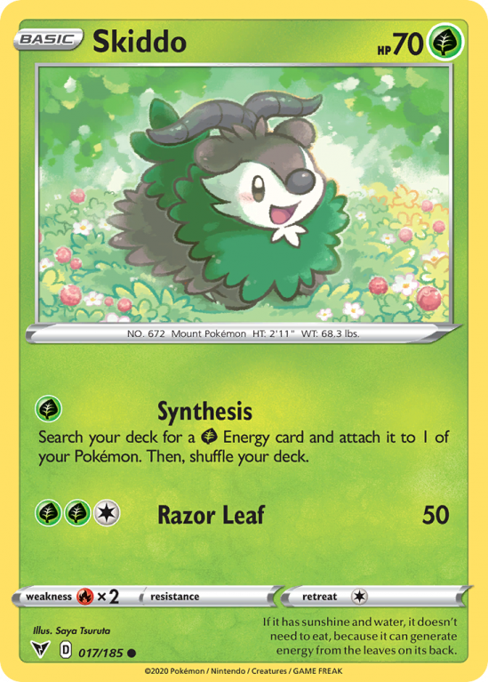 Skiddo 17/185 Sword & Shield Vivid Voltage