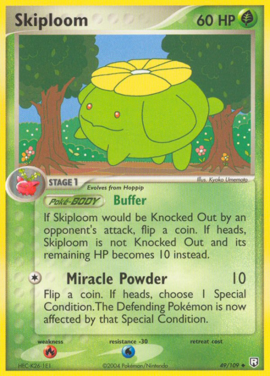 Skiploom 49/109 EX Team Rocket Returns