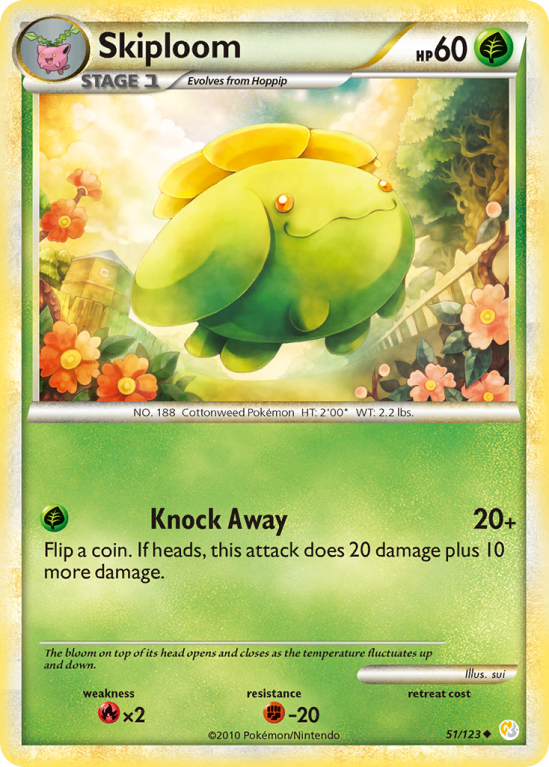 Skiploom 51/123 HeartGold & SoulSilver HeartGold & SoulSilver