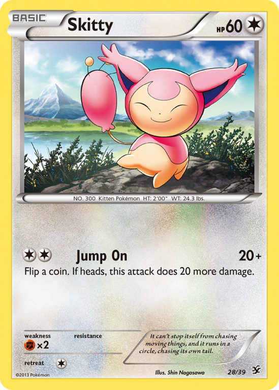 Skitty 28/39 XY Kalos Starter Set