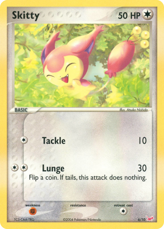Skitty 6/10 EX EX Trainer Kit Latias