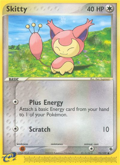 Skitty 70/109 EX Ruby & Sapphire