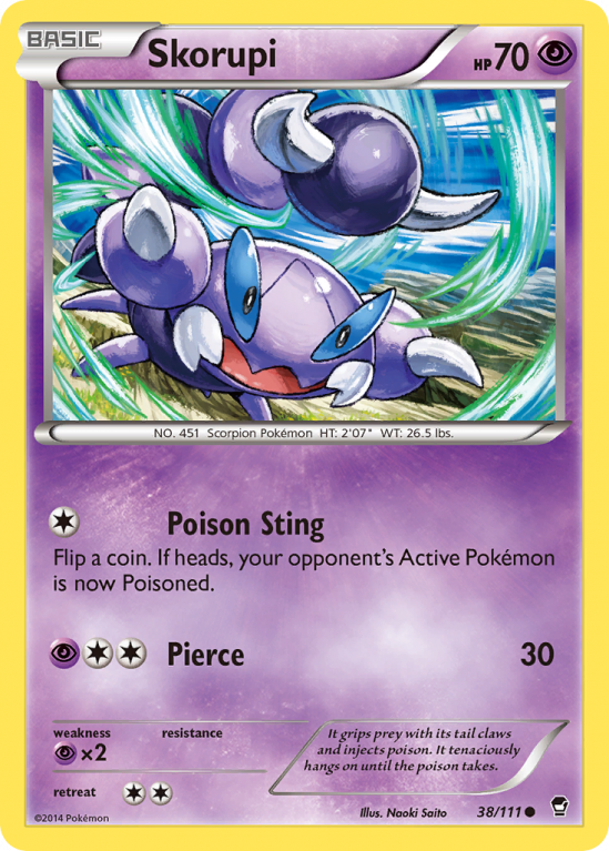 Skorupi 38/111 XY Furious Fists