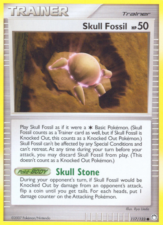 Skull Fossil 117/123 Diamond & Pearl Mysterious Treasures